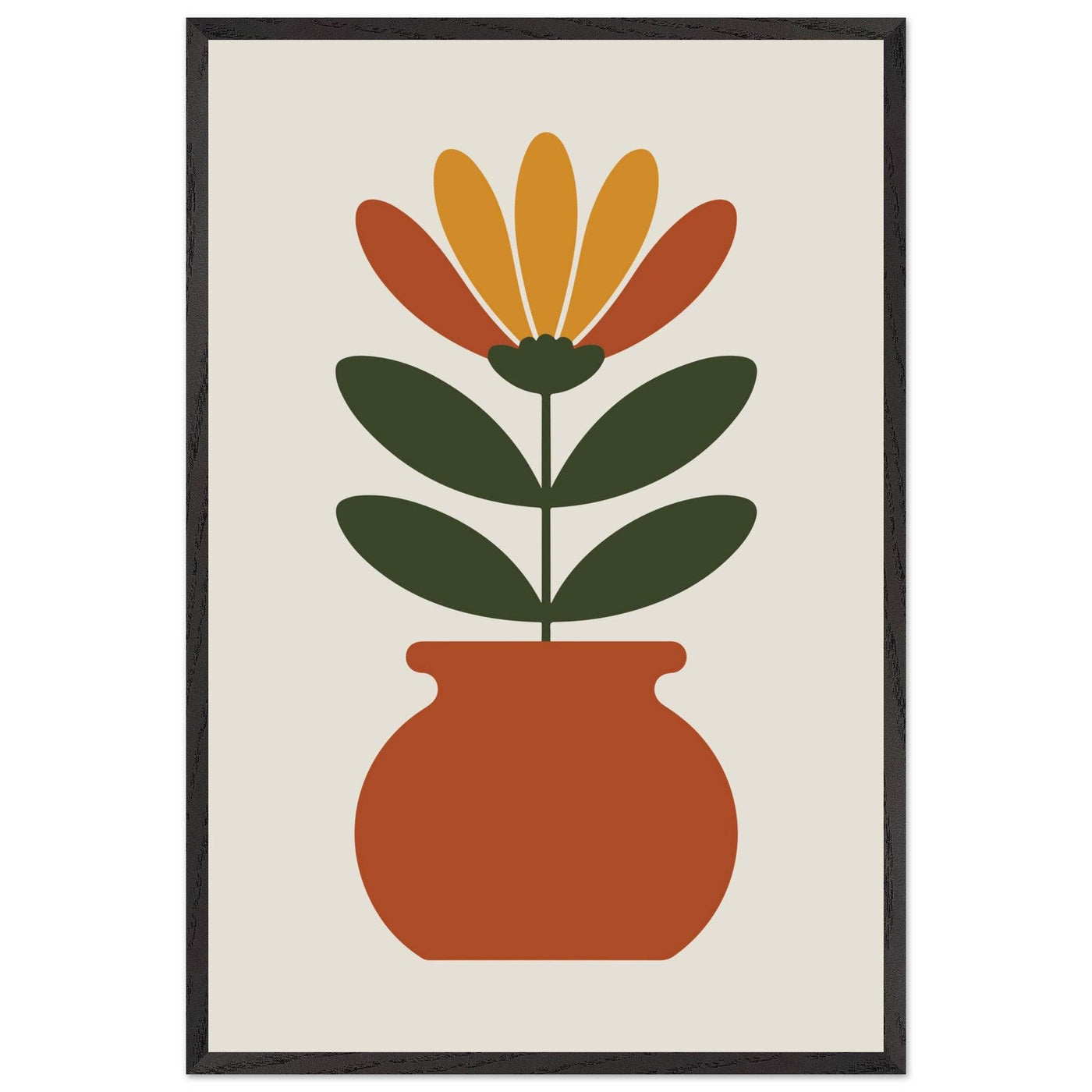 Floral Pot Art - Vibrantwalls
