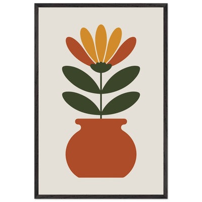 Floral Pot Art - Vibrantwalls