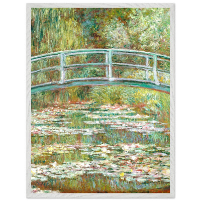 Bridge Over a Pond Art Print - Water Lilies Decorative Artwork for Your Space - Vibrantwalls