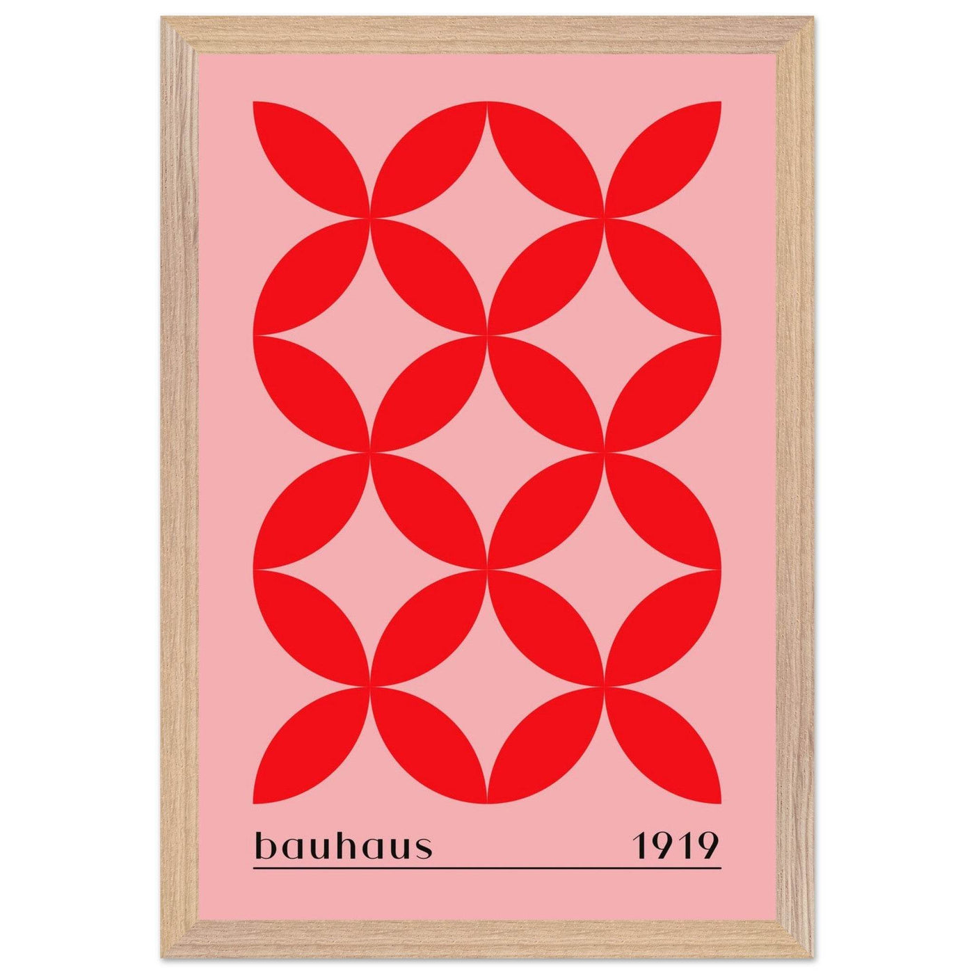 Bauhaus Minimalist Bold Red Geometric Design - Vibrantwalls