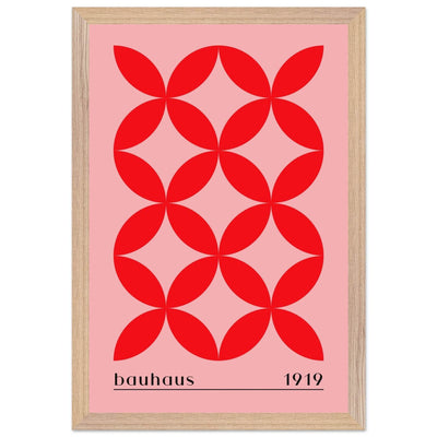 Bauhaus Minimalist Bold Red Geometric Design - Vibrantwalls