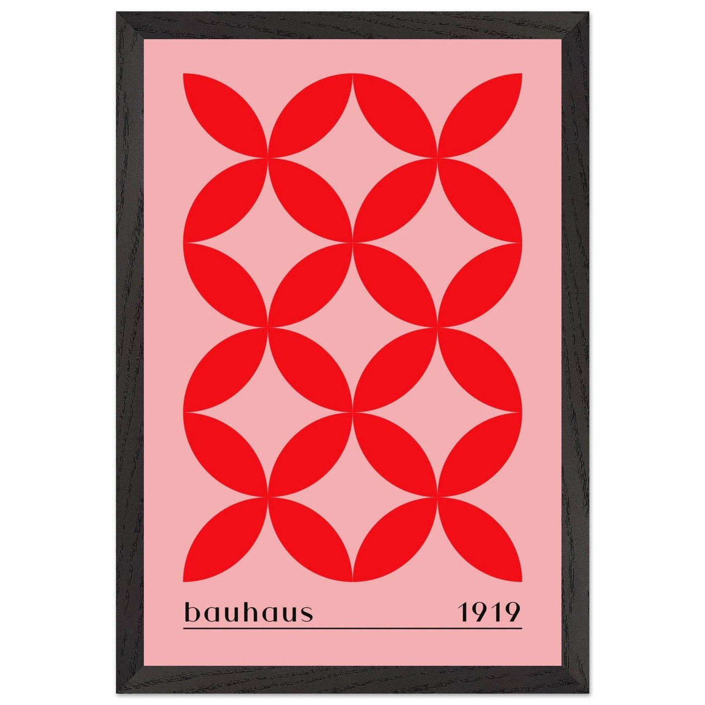 Bauhaus Minimalist Bold Red Geometric Design - Vibrantwalls