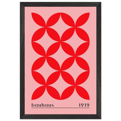 Bauhaus Minimalist Bold Red Geometric Design - Vibrantwalls