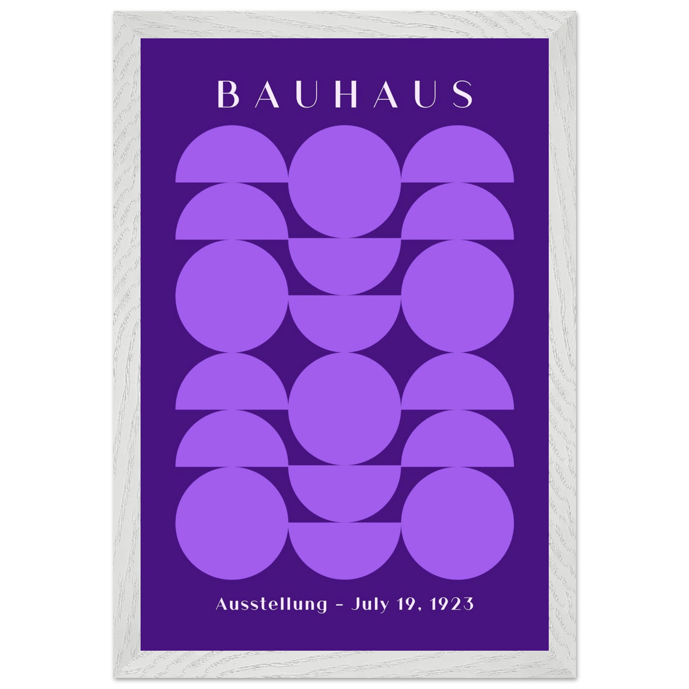 Bauhau 1923 Purple Geometric - Vibrantwalls
