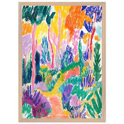 Vibrant Abstract Forest Henri Matisse - Vibrantwalls