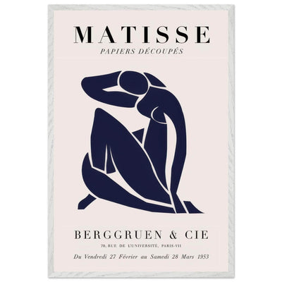 Papiers Découpés Blue Nude II Artwork - Elegant Piece for Your Space - Vibrantwalls