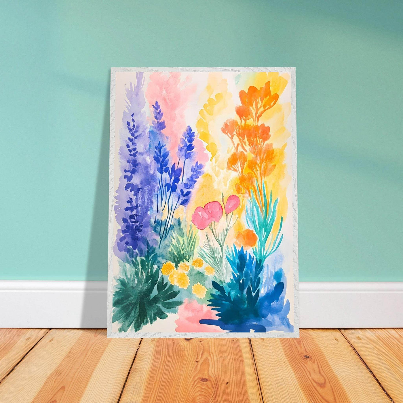Abstract Floral Garden Matisse - Vibrantwalls