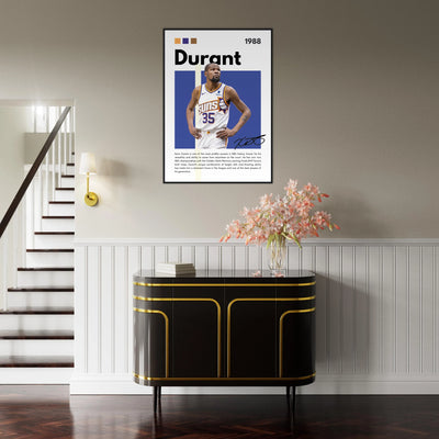 Kevin Durant Slim Reaper Suns Framed Poster Vibrantwalls