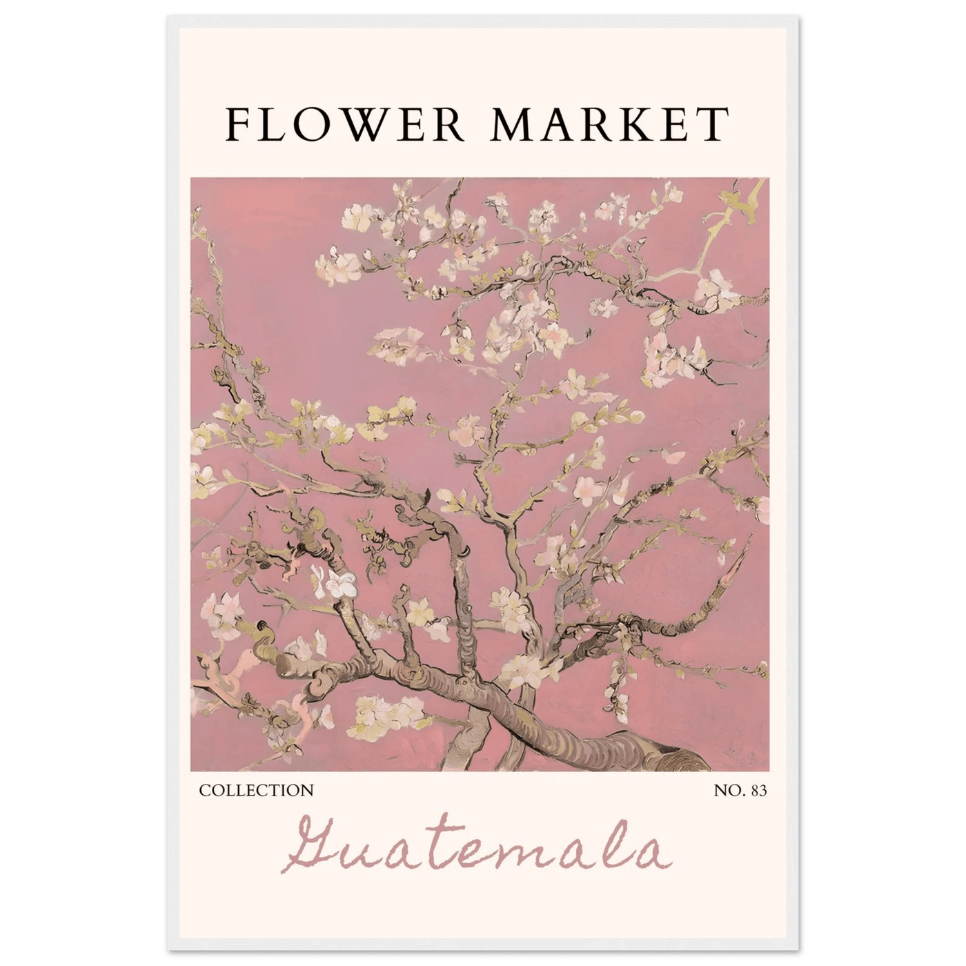 Pink Blossom Nature Framed Poster – Serene Floral Art Print | Ready-to-Hang in Multiple Sizes & Frame Finishes - Vibrantwalls