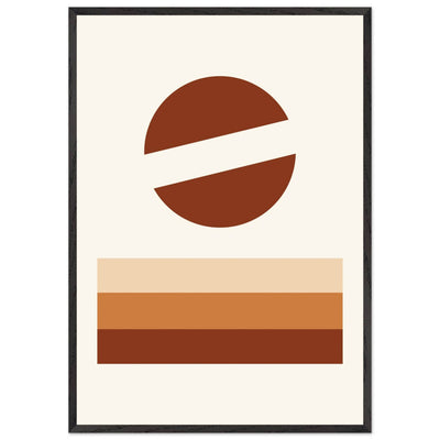 Abstract Desert Landscape Earthy Tones - Vibrantwalls
