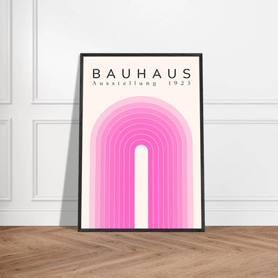 Bauhaus Pink Gradient Arch - Vibrantwalls