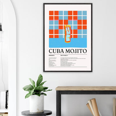 Cuba Mojito Cocktail Recipe - Vibrantwalls