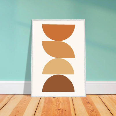 Abstract Desert Landscape Boho Sunset View - Vibrantwalls