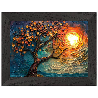 Tree of Life Textured Sunset Palette - Vibrantwalls
