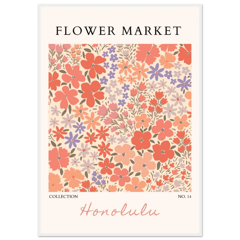 Honolulu Flower Market Wall Art - Vibrantwalls
