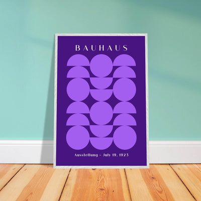 Bauhau 1923 Purple Geometric - Vibrantwalls