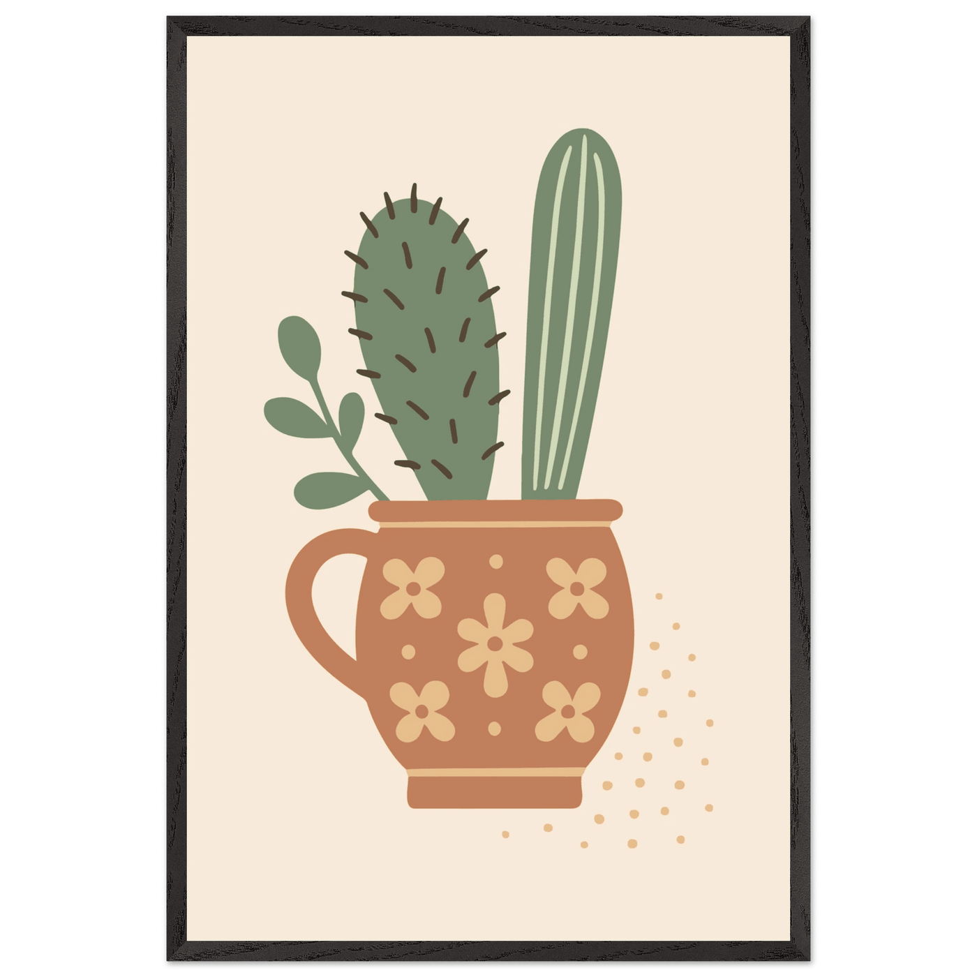 Cactus Bouquet - Vibrantwalls