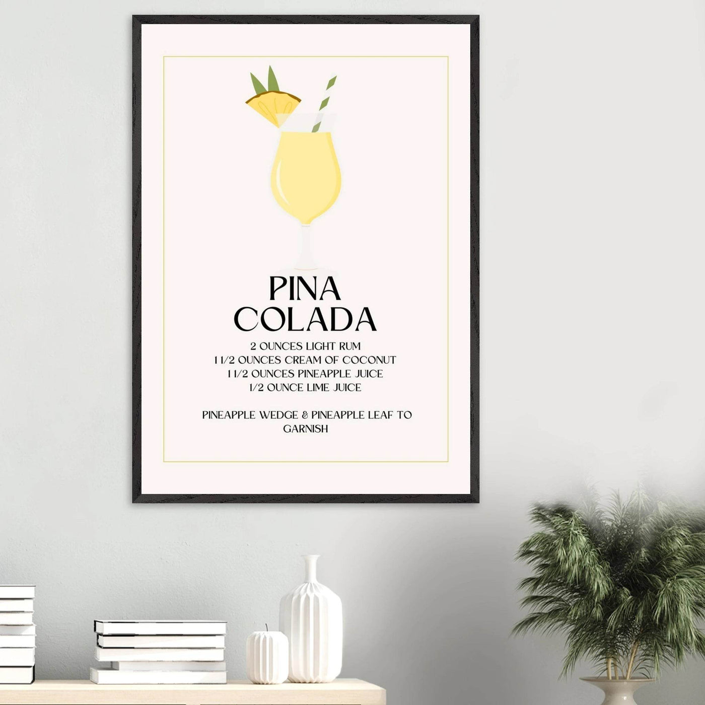 Pina Colada Cocktail Recipe - Vibrantwalls