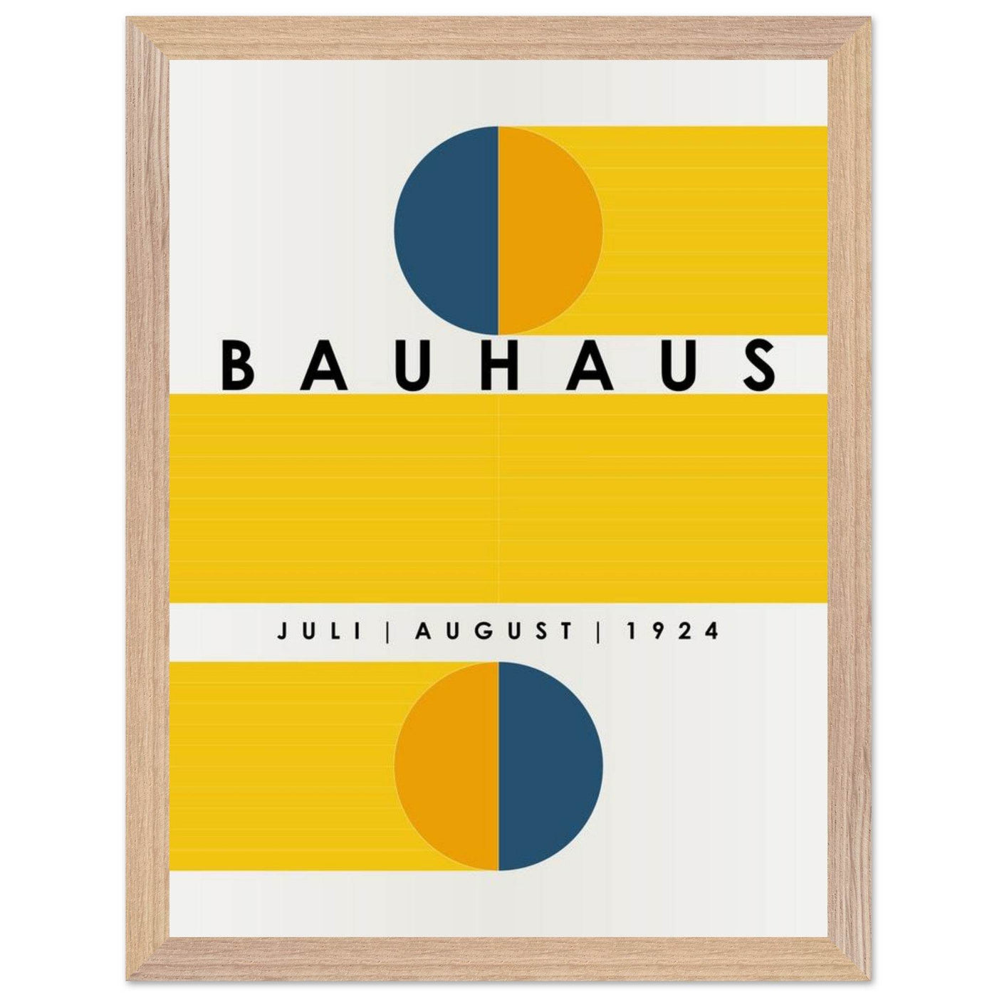 Bauhaus Blue Tunnel Geometric - Vibrantwalls
