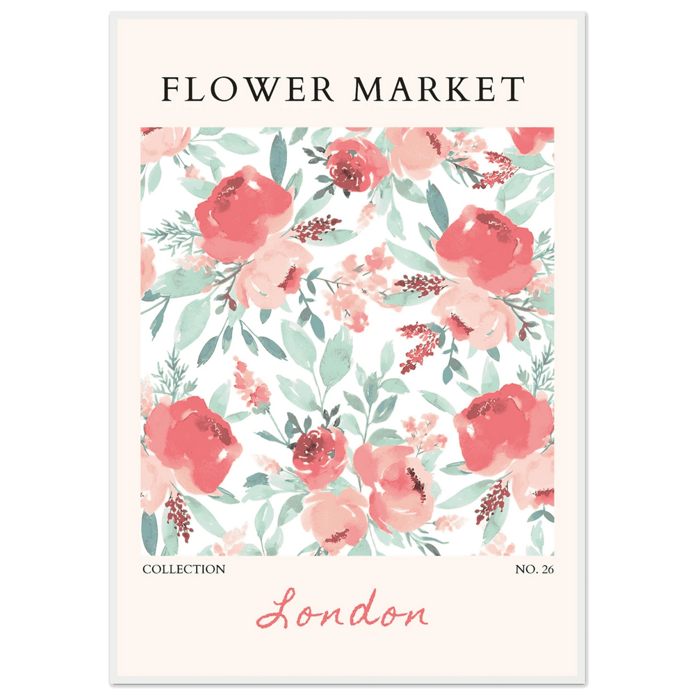London Flower Market Wall Art - Vibrantwalls