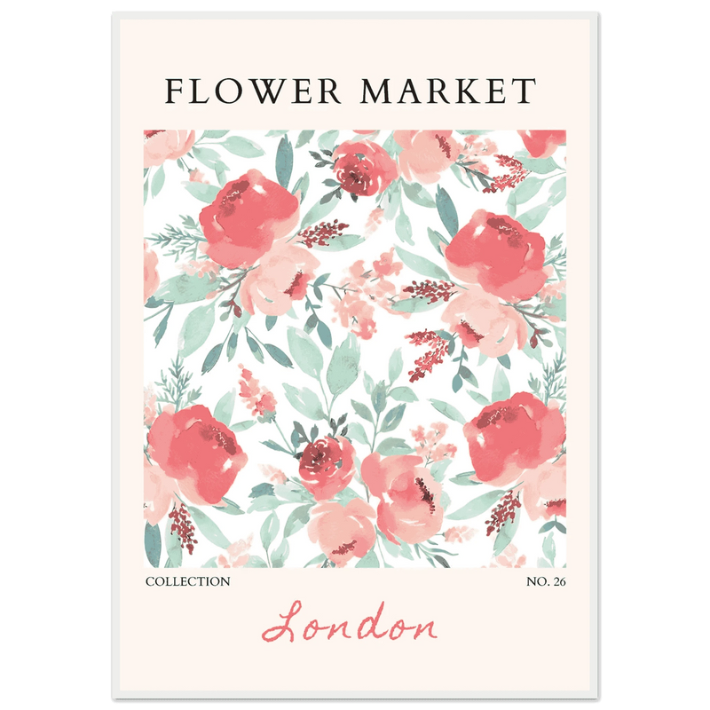 London Flower Market Wall Art - Vibrantwalls