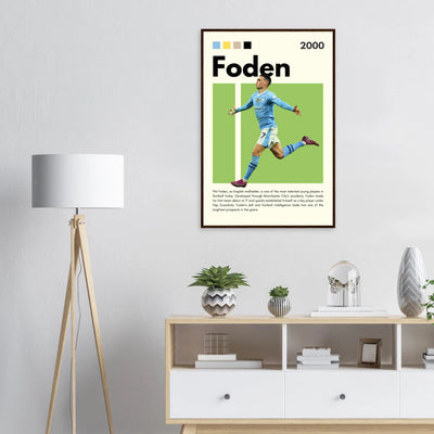 Phil Foden Manchester City Football Legend Poster Vibrantwalls