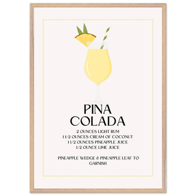 Pina Colada Cocktail Recipe - Vibrantwalls
