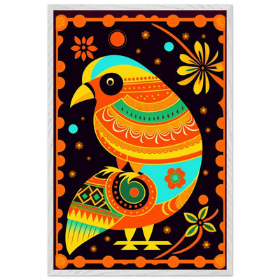 Vibrant Tribal Bird Art - Vibrantwalls