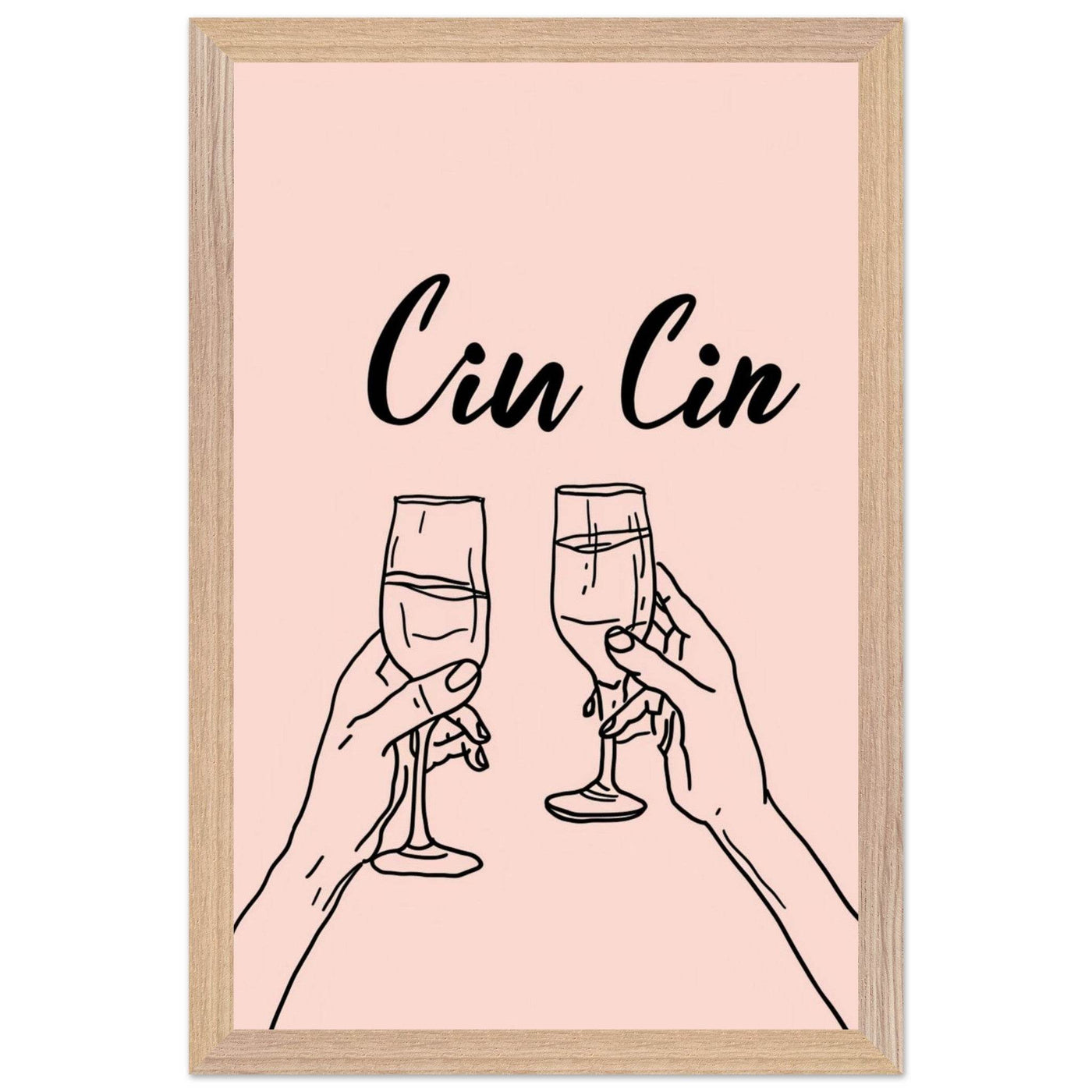 Cin Cin Toast Art Print - Vibrantwalls
