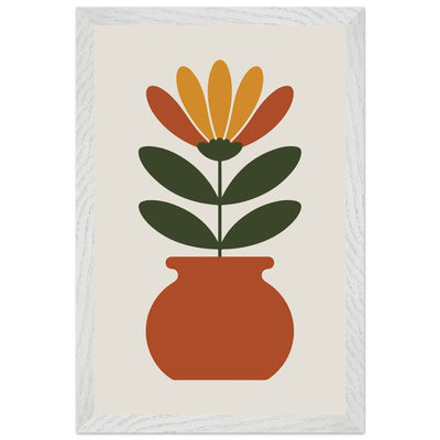 Floral Pot Art - Vibrantwalls