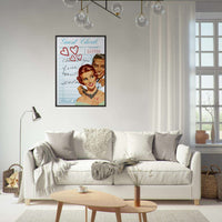 Guest Check Romance Vintage Wall Art - Vibrantwalls