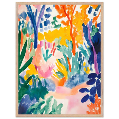 Vibrant Abstract Garden - Vibrantwalls