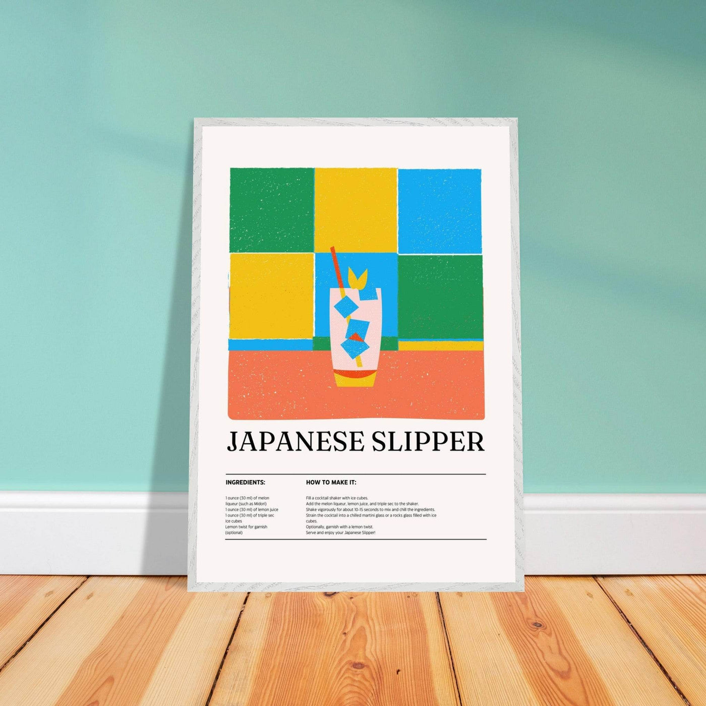 Japanese Slipper Cocktail Recipe - Vibrantwalls