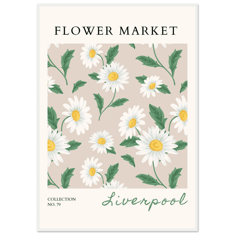 Daisy Field Flower Market Wall Art - Vibrantwalls
