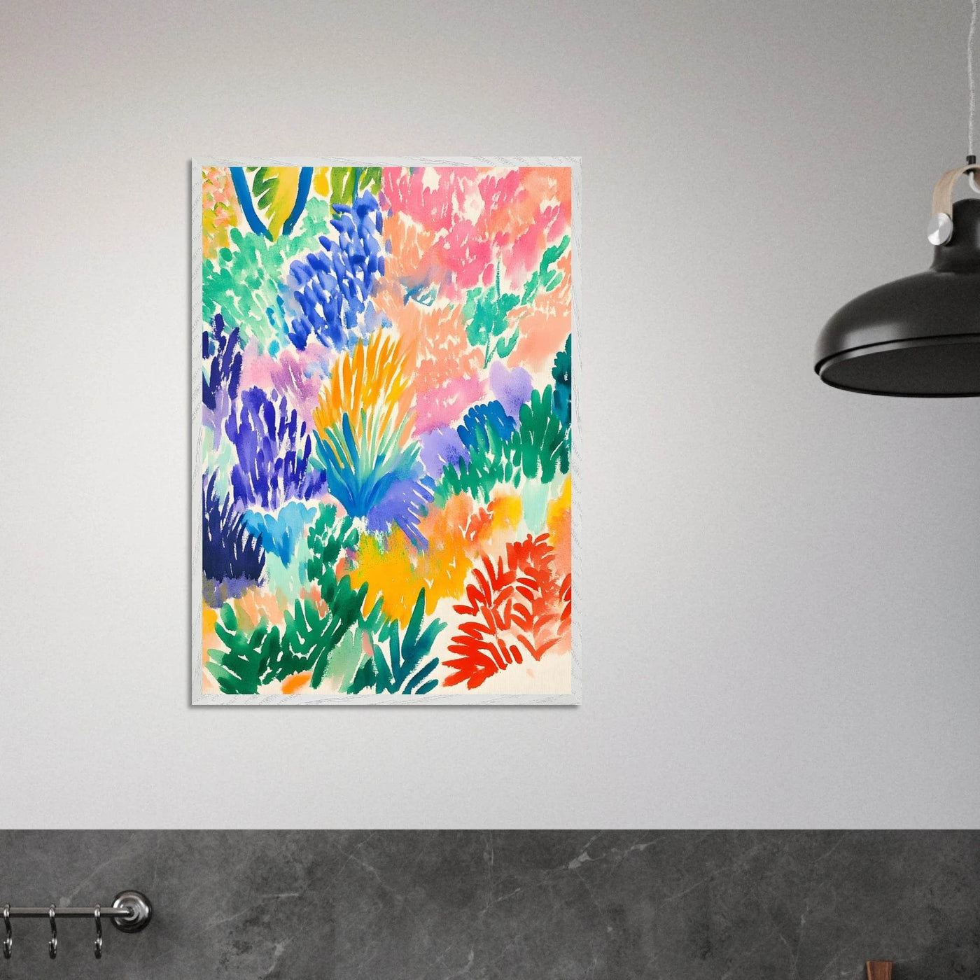 Matisse-Abstract Floral - Vibrantwalls