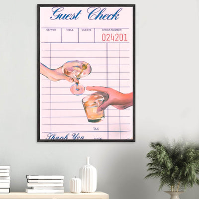 Guest Check Cheers - Vibrantwalls