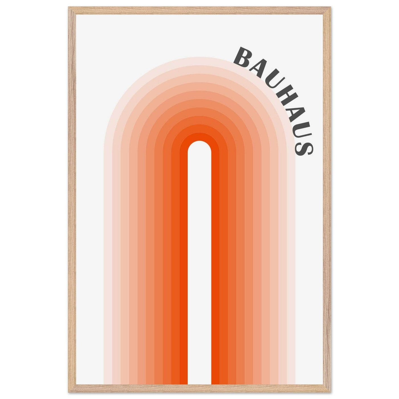 Bauhaus-Style Gradient Arch - Vibrantwalls