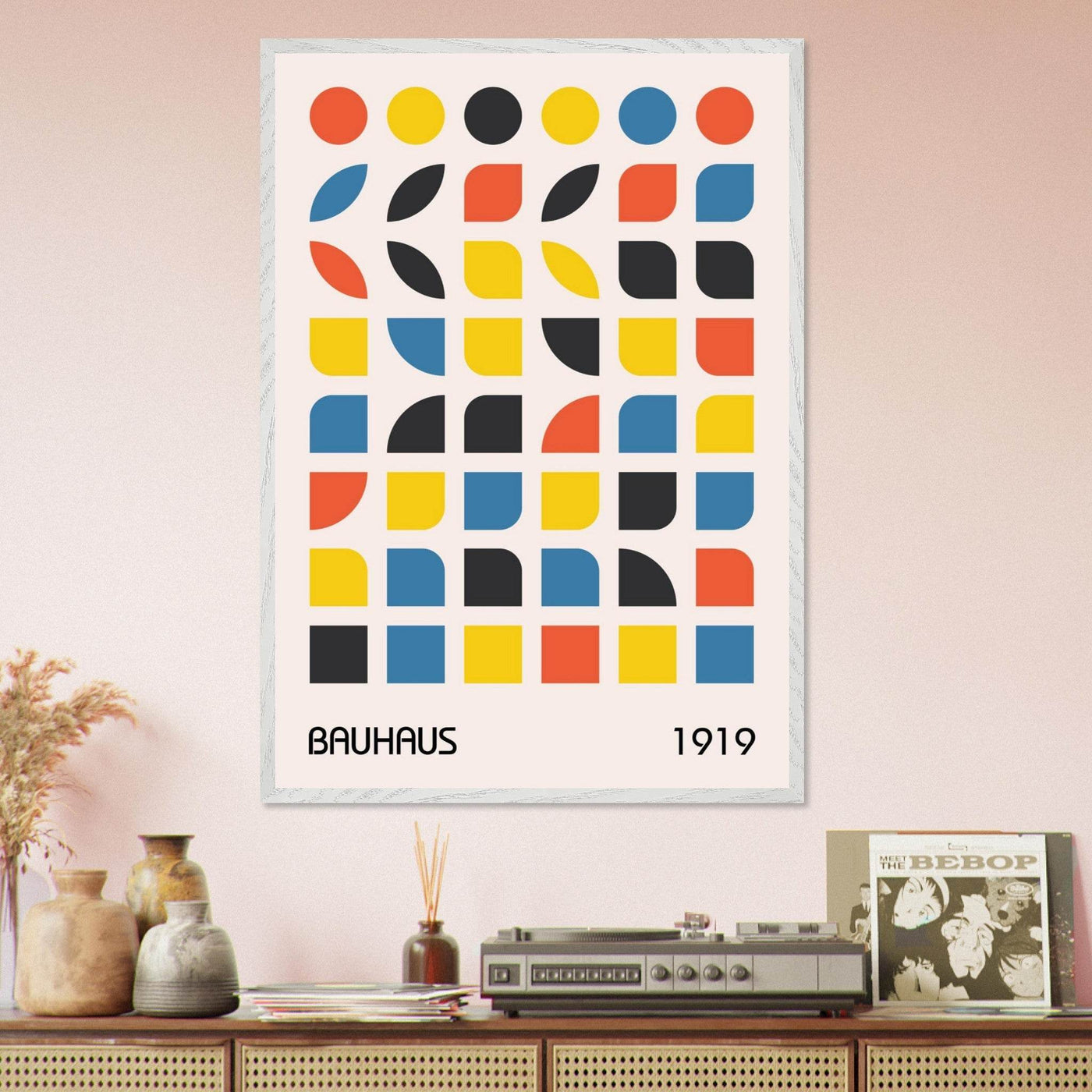 Bauhaus 1919 Geometric Abstract - Vibrantwalls