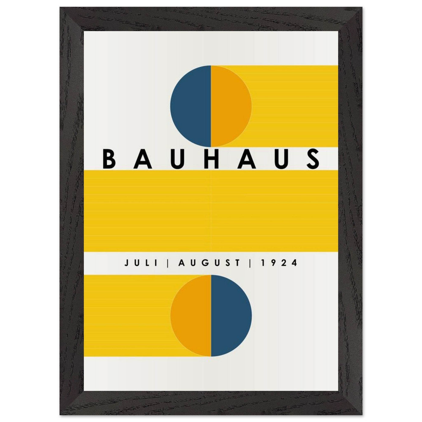 Bauhaus Blue Tunnel Geometric - Vibrantwalls