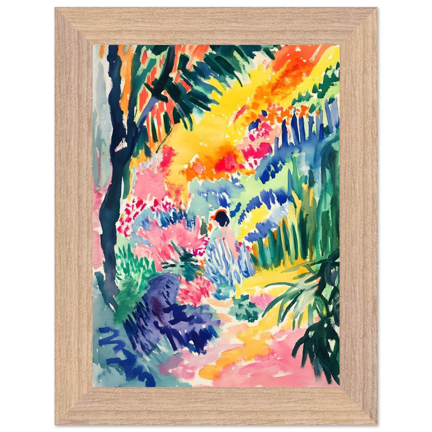 Vibrant Abstract Garden Henri Matisse - Vibrantwalls