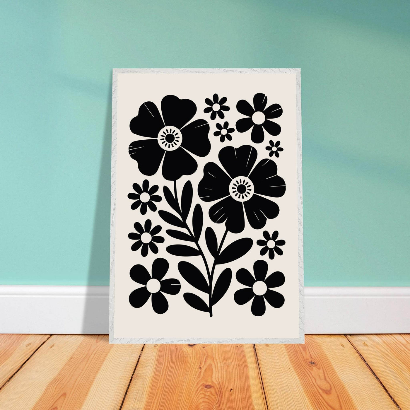 Minimalist Floral Meadow - Vibrantwalls
