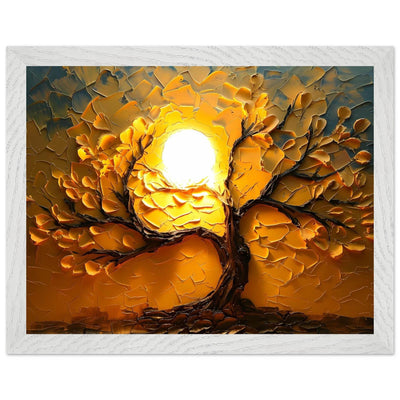 Textured Golden Tree of Life - Vibrantwalls