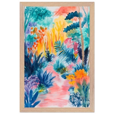 Abstract Tropical Garden Matisse I - Vibrantwalls