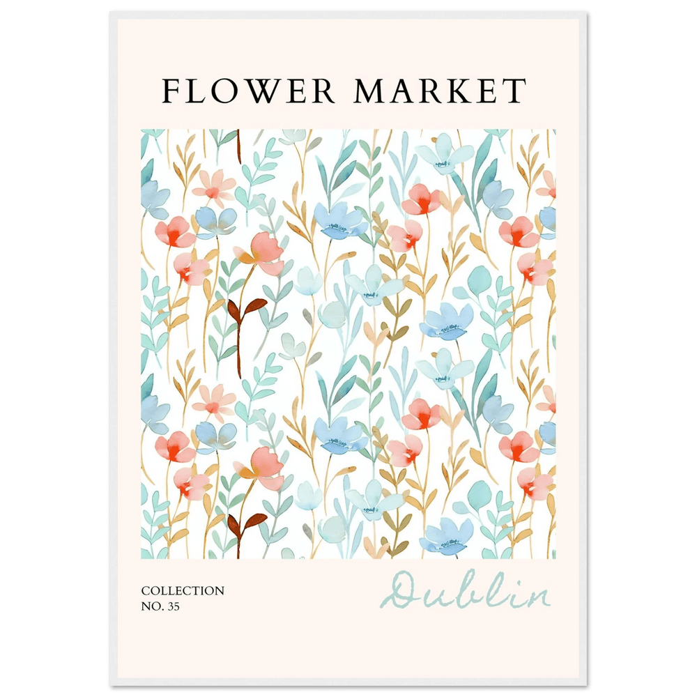 Dublin Flower Market Wall Art - Vibrantwalls