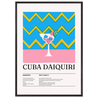 Cuba Daiquiri Cocktail Recipe - Vibrantwalls
