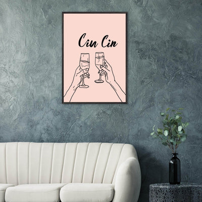 Cin Cin Toast Art Print - Vibrantwalls