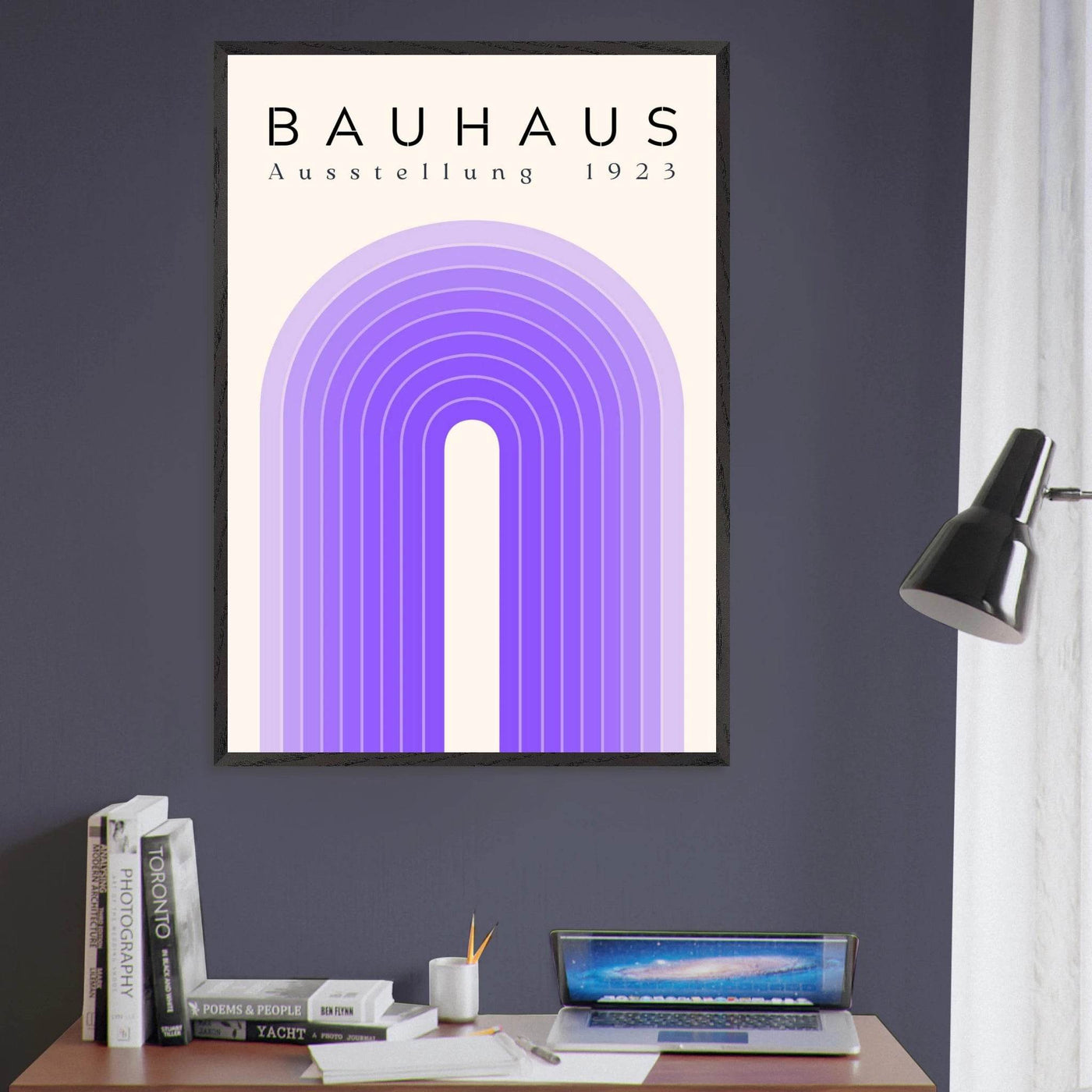 Bauhaus Ausstellung 1923 Violet - Vibrantwalls