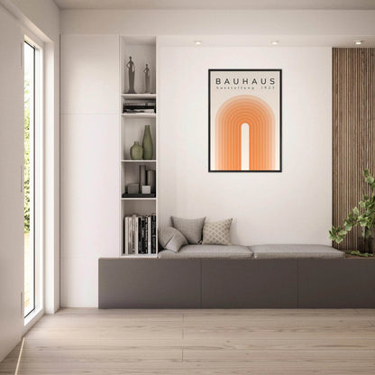 Bauhaus Ausstellung 1923 Retro Arch Movement Style Design Wall Art - Vibrantwalls