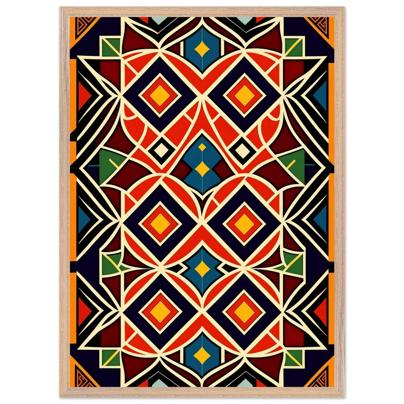 Abstract Geometric Wall Decor - Unique Boho Art for Contemporary Spaces - Vibrantwalls
