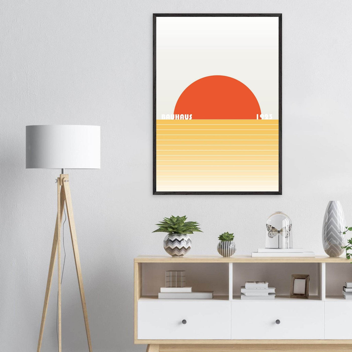 Bauhaus Sunset Abstraction - Vibrantwalls